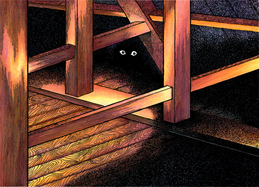 Cat Eyed Boy Digital Print