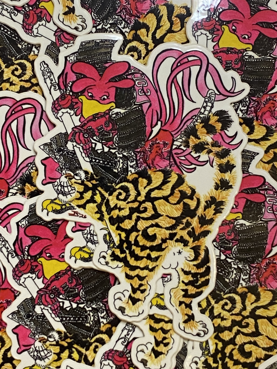 Gamecocks VS Clemson Samurai Sticker