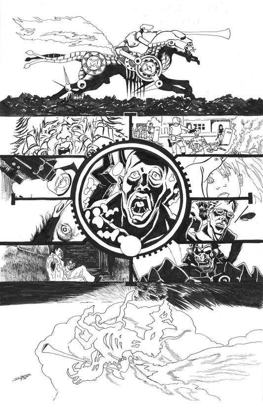 Kayfam Presents Otaku No Gaijin: Animatrix Original Comic Art