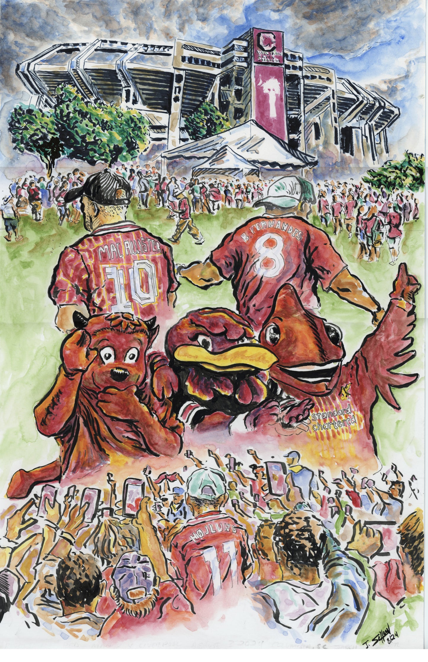 Williams Bryce Stadium|Rivals in Red|USC Gamecocks, Manchester United, Liverpool