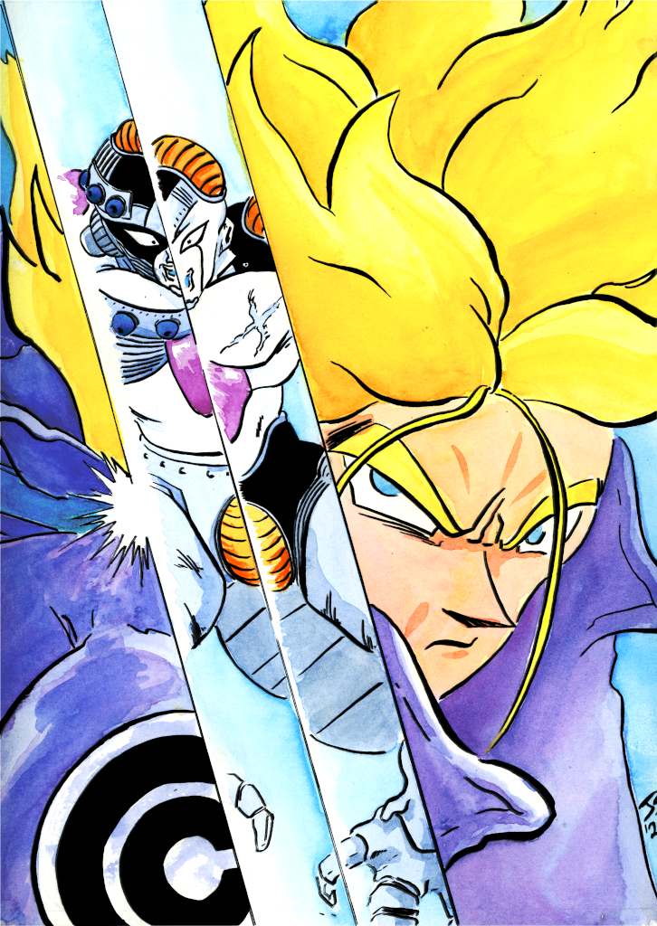 Trunk Vs. Frieza after Todd McFarlane