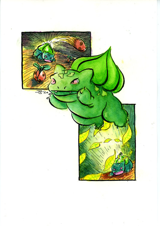Bulbasaur Fan Art Illustration