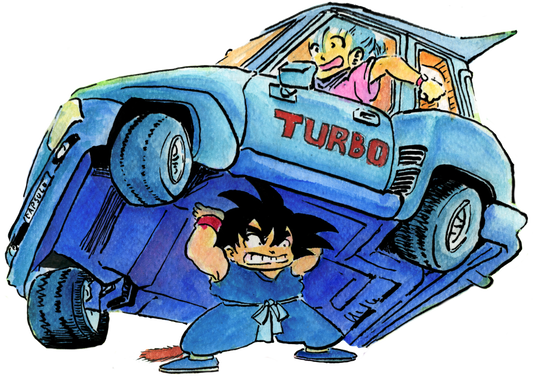 Goku Meets Bulma Sticker