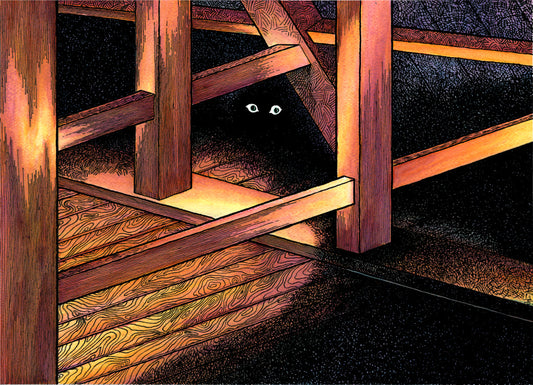 Cat Eyed Boy Digital Print