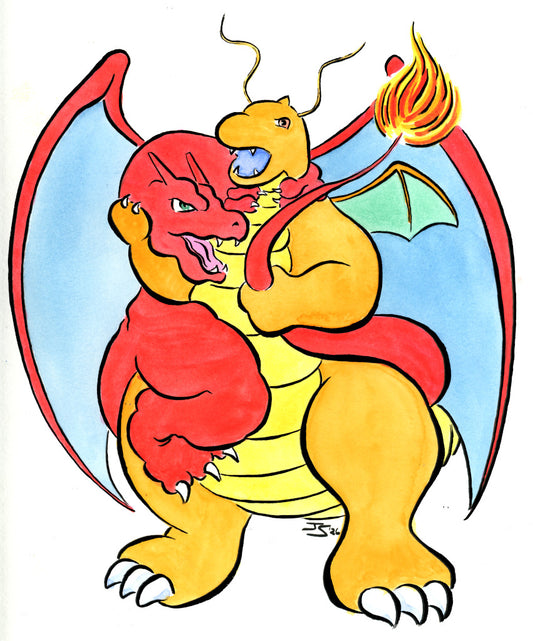 Dragonite VS Charizard