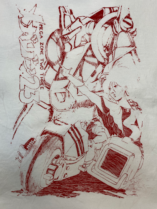 Megazone 23 Red Screen Printed TShirt