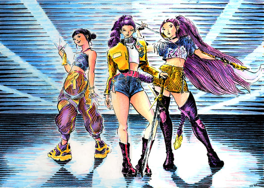 K-Pop Demon Hunters Huntrix Digital Print