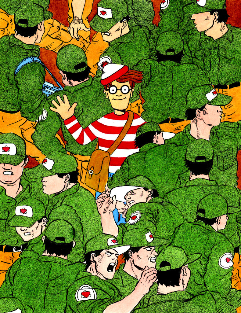 Where's Waldo/Akira Digital Print