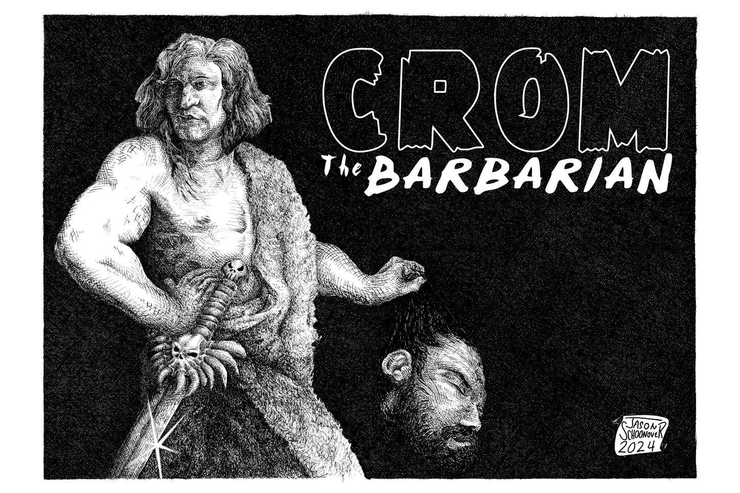 Crom the Barbarian Collected 2024 Revised Edition Graphic Novel Jason Schoonover Virgin Cover