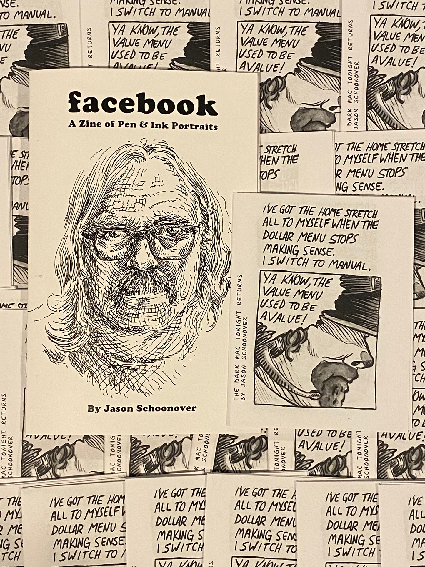 Facebook: A Zine of Pen & Ink Portraits