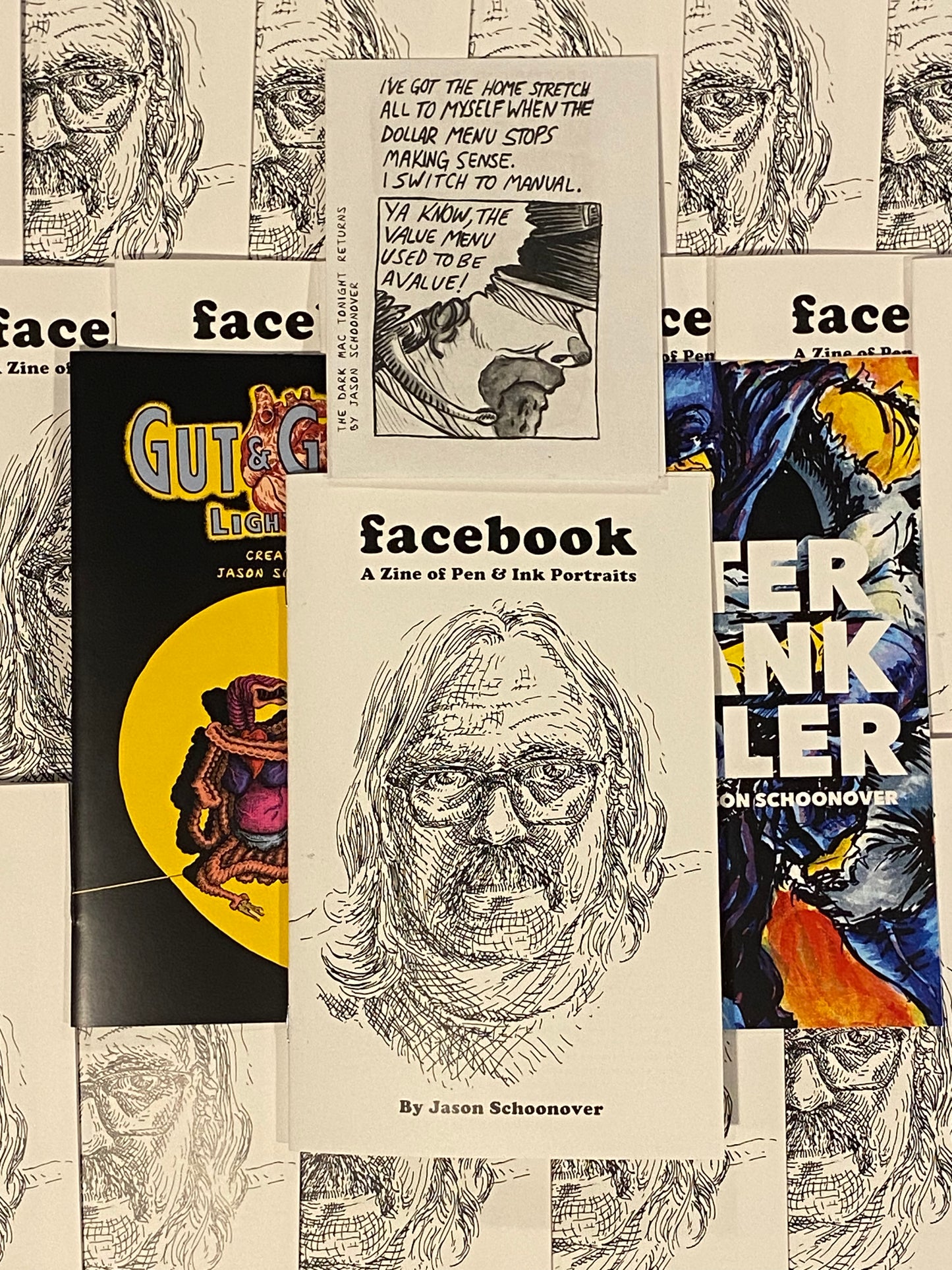 Facebook: A Zine of Pen & Ink Portraits