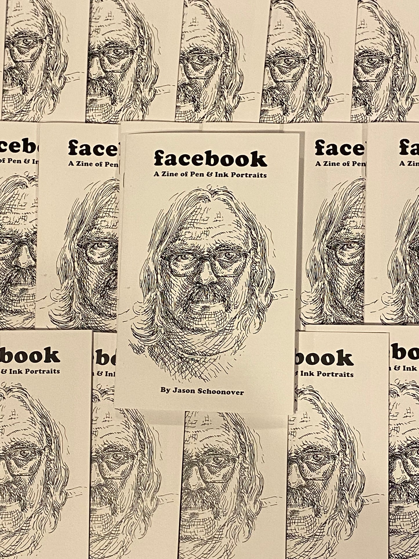 Facebook: A Zine of Pen & Ink Portraits